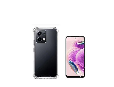 Kit Capa SuperProtect Anti-Shock Pelicula Hydrogel Frente PHONECARE para Xiaomi Redmi Note 13 4G - Transparente