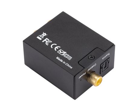 Convertidor de audio digital a analógico compatible con señal coaxial Toslink de fibra óptica Bluetooth a decodificador de audio RCA R/L SPDIF DAC