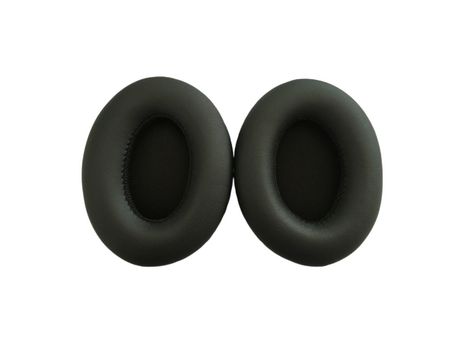 1 par de almofadas de ouvido de couro de proteína PU para Beats Studio 1.0 Negro