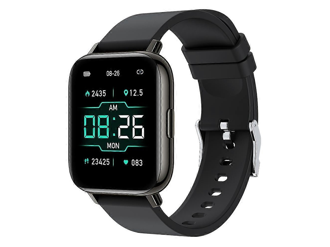 Reloj inteligente Rowatch 2s con pantalla TFT de 1,65 pulgadas, monitoriza la presión arterial y el sueño en bicicleta eléctrica (negro)