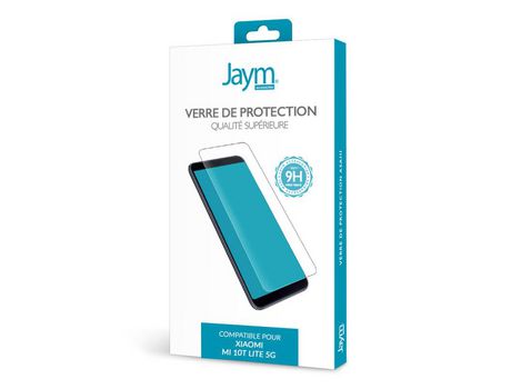 Cristal Templado para Xiaomi MI 10T Lite 5G JAYM Plano 2.5D JAYM 9H ultrarresistente Asahi