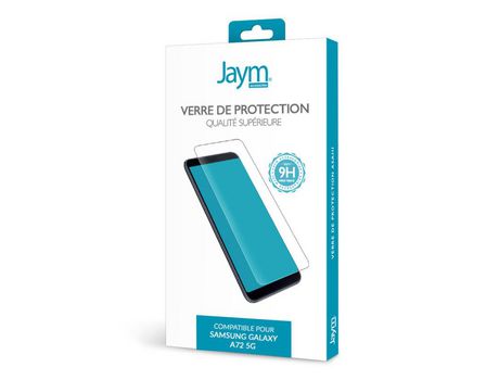 Cristal Templado para Samsung Galaxy A72 4G / 5G JAYM Plano 2.5D JAYM 9H ultrarresistente Asahi