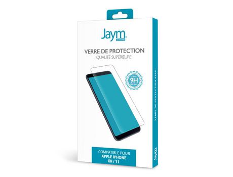 Cristal Templado para iPhone XR JAYM Apple para iPhone 11 JAYM Plano 2.5D JAYM 9H ultrarresistente Asahi