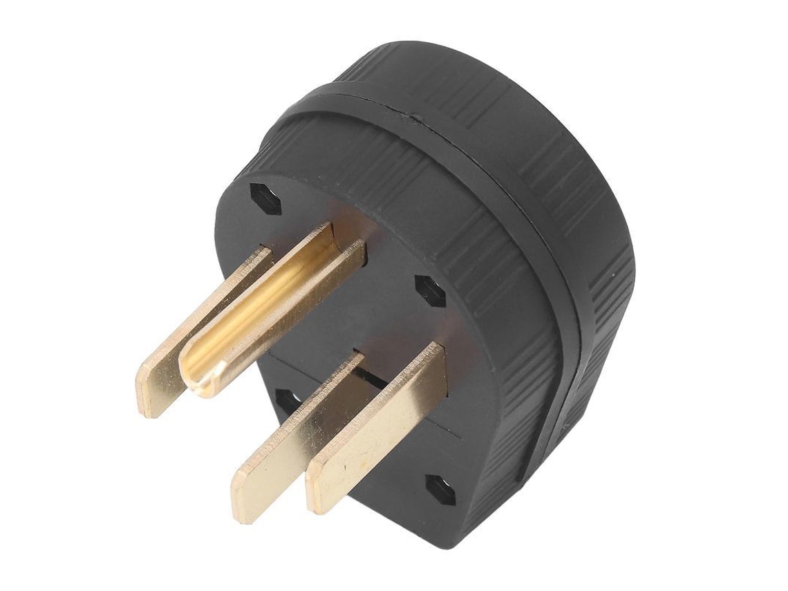 Fasst-conector De Ángulo De Hoja Recta Nema 14-50p 50a Para Estufa Secadora Generador Material Pa66 Latón Resistente 125v/250v
