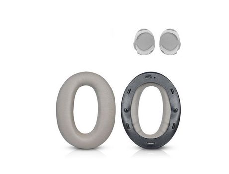 Substituição de protetores de ouvido com juntas e fivelas para Sony WH-1000XM4 Oro INF