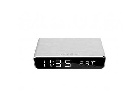Reloj-Despertador GEMBIRD DAC-WPC-01 Negro Sí