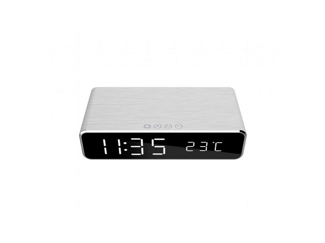 Reloj-Despertador GEMBIRD DAC-WPC-01 Negro Sí