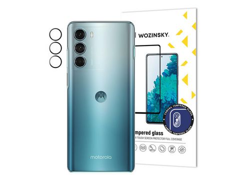 Película Cristal Templado para Cámara WOZINSKY 9H Full para Motorola Moto G200 5G / Edge S30 Camera