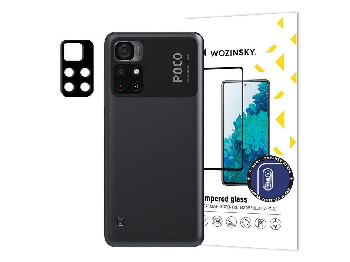Película para Cámara WOZINSKY 9H Full para Xiaomi Poco M4 Pro 5G Camera