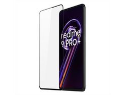 Película Cristal Templado para DUX DUCIS 9D Realme 9 Pro + 9 Pro Plus Negroo