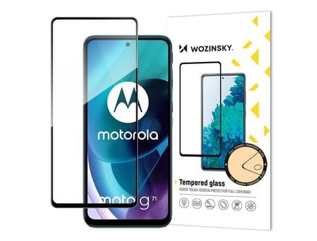Película Cristal Templado para para Motorola Moto G71 5G Negro