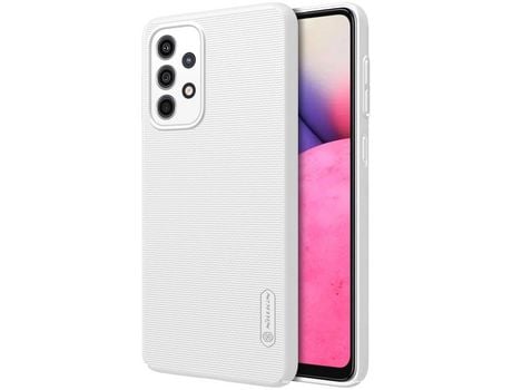 Funda NILLKIN Super Frosted Shield + Soporte Samsung Galaxy A33 5G Blanco