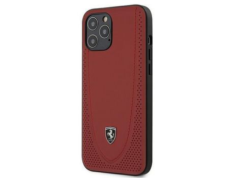 Funda para iPhone 12 Pro Max FERRARI Original 6.7'' Rojo