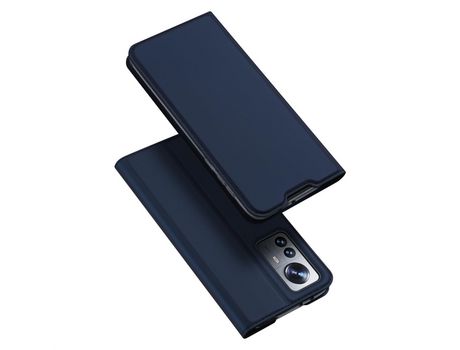 Funda de Couro Sintético DUX DUCIS Skin Pro para Xiaomi 12 Pro Azul