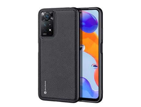 Funda de Caja DUX DUCIS Delgada de Nylon Xiaomi Rojo mi Note 11 Pro + 5G / 11 Pro 5G / 11 Pro Negro