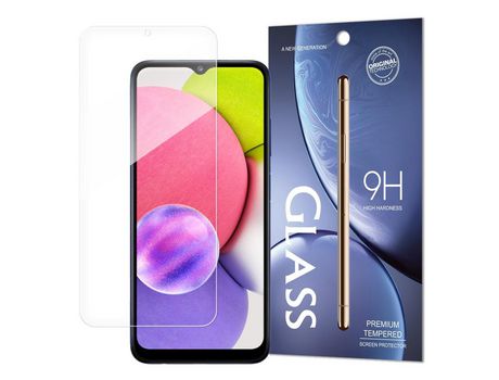 Película para Samsung Galaxy A03S HURTEL Cristal Templado para Transparente