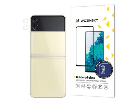 Película Cámara Samsung Galaxy Z Flip 3 WOZINSKY Cristal Templado para Transparente