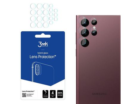 Película Cámara para Samsung Galaxy S22 3Mk Cristal Templado para 9H Transparente