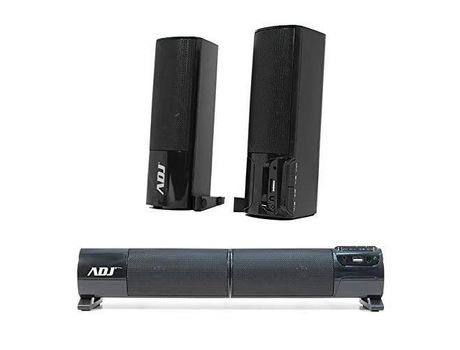 Apollo Mini Soundbar Speaker 2.0 Canales 6 W Altavoz Negro ADJ