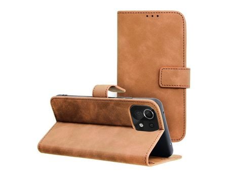 Funda para Xiaomi Mi 11 Lite 5G y Mi 11 Lite Lte 4G y Mi 11 Lite Ne FORCELL Libro Marrón