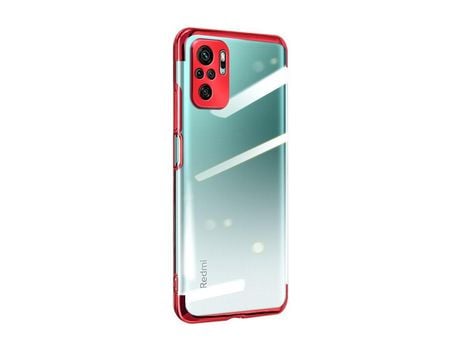 Funda para Xiaomi Redmi Note 10 5G y Poco M3 Pro HURTEL Silicona Thin Rojo