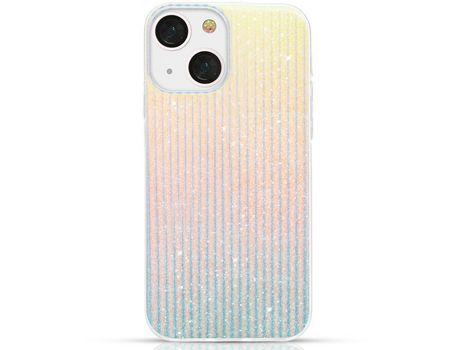 Funda para iPhone 13 KINGXBAR Luxuosa Soft Naranja