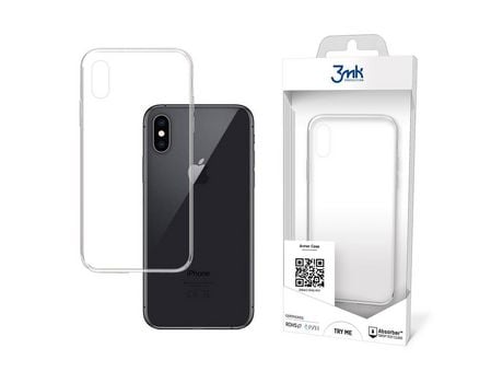 Funda de Armor 3Mk Ac Totalmente Segura para iPhone X/Xs Transparente