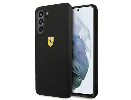 Funda FERRARI Fessihcs21Fbk S21 Fe G990 Negro/Negro Silicona