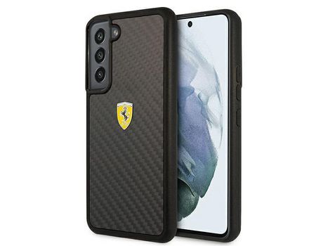 Funda FERRARI Fehcs22Sfcak S22 S901 Negro/Negro On Track Real Carbon