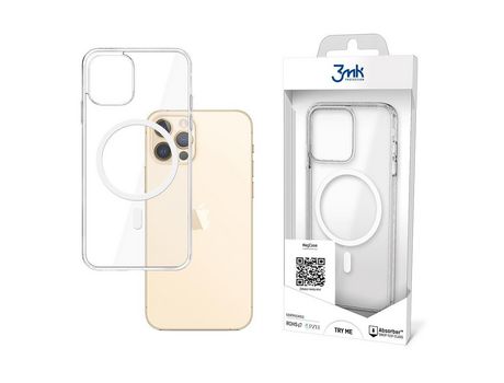 Funda 3Mk Mag iPhone 12/12 Pro Transparente