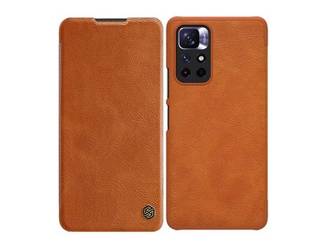 Funda para Xiaomi Poco M4 Pro 5G NILLKIN Piel Sintética Marrón
