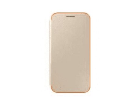 Funda tipo libro para Samsung Galaxy A3 2017 Book Dorado