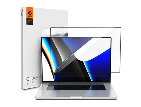 Película Cristal Templado para SPIGEN Cristal Fc Macbook Pro 14 2021 Negro