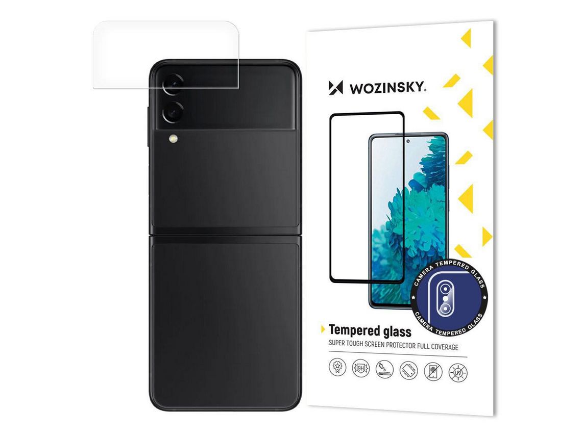 Película Cámara Samsung Galaxy Z Flip 3 WOZINSKY Cristal Full Cover Transparente