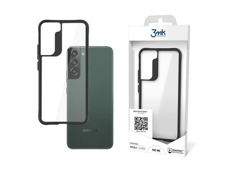 Funda 3Mk Satinarmor + Samsung Galaxy S906 S22 Plus Grau Militar