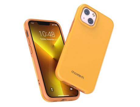 Funda para iPhone 13 Mini CHOETECH Rígida Naranja