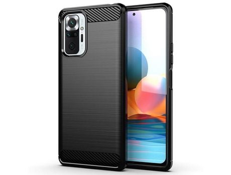 Funda para Xiaomi Poco M4 Pro 5G FORCELL Efecto Carbono Negro