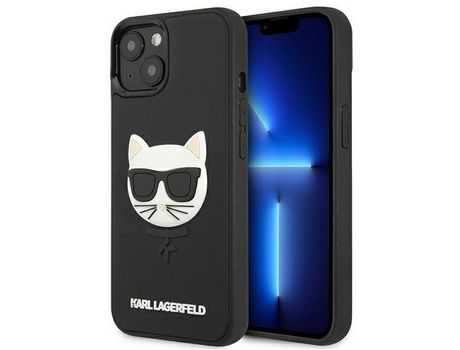 Funda para iPhone 13 Mini KARL LAGERFELD Original 5.4'' Soft Negro