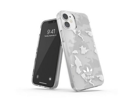 Funda ADIDAS Or Camo iPhone 12 Mini Transparente / Blanco 43704