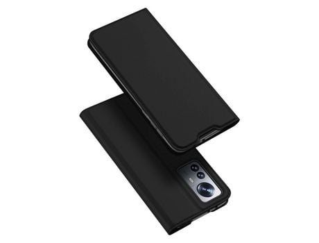Funda de Couro Sintético DUX DUCIS Skin Pro para Xiaomi 12 Pro Negro