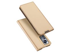 Funda de Couro Sintético DUX DUCIS Skin Pro para Xiaomi 12 Pro Dorado