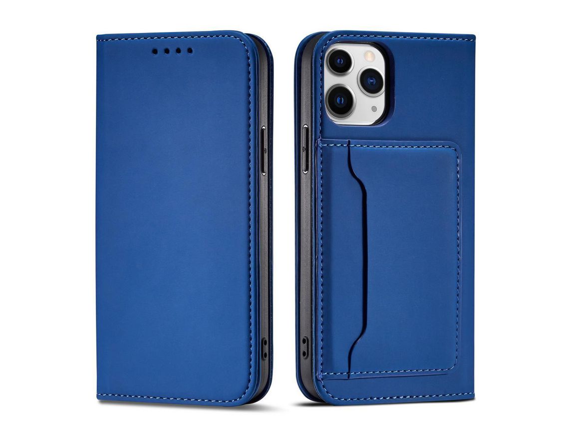 Funda de Tarjeta Magnética para iPhone 12 Azul
