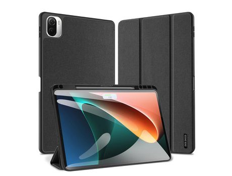 Funda de Tablet DUX DUCIS Domo con Soporte Multiángulo y Función de Sono Inteligente para Xiaomi Mi Pad 5 Pro / Mi Pad 5 Negro