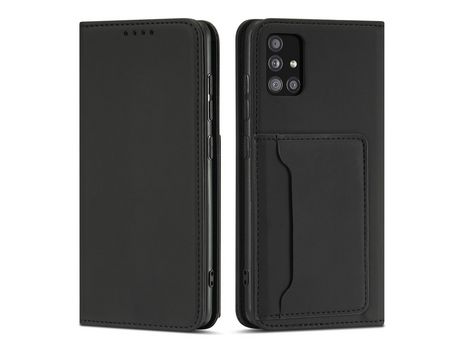 Funda de Tarjeta Magnética para Book Xiaomi Redmi Note 11 Pro Porta-Tarjetas Negro