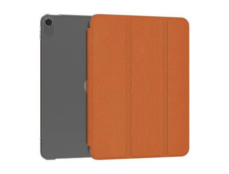 Carcasa iPad KINGXBAR Libro Horizontal Naranja