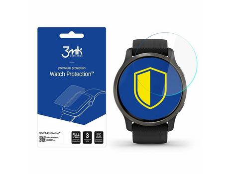Película Garmin Venu 2 Plus 3Mk Cristal Full Cover Transparente