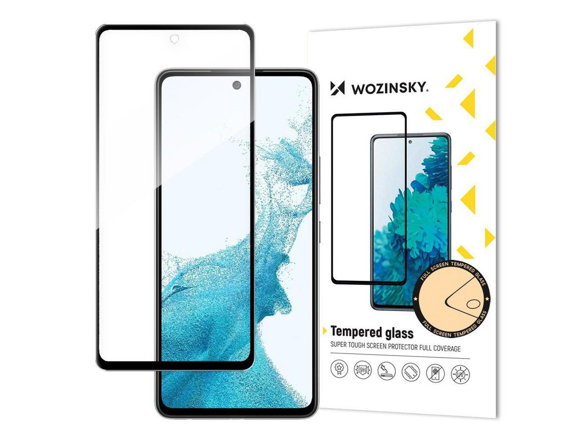 Película Samsung Galaxy A33 5G WOZINSKY Cristal Full Cover 9H Negro