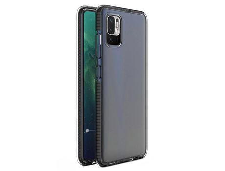 Funda para Xiaomi Redmi Note 10 5G y Poco M3 Pro HURTEL Silicona slim Negro