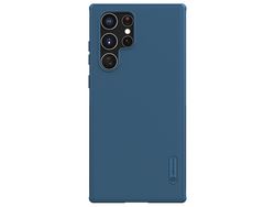 Funda para Samsung Galaxy S22 Ultra NILLKIN Rígida Azul