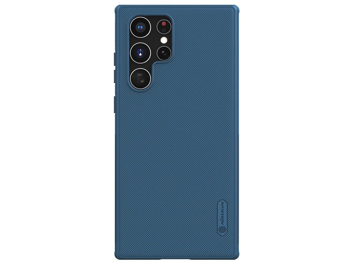 Funda para Samsung Galaxy S22 Ultra NILLKIN Rígida Azul